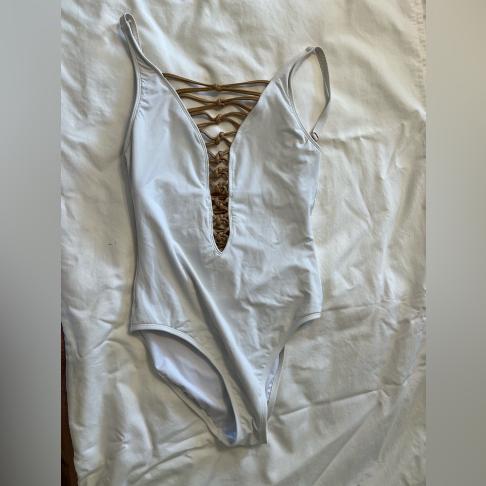 White bathing suit